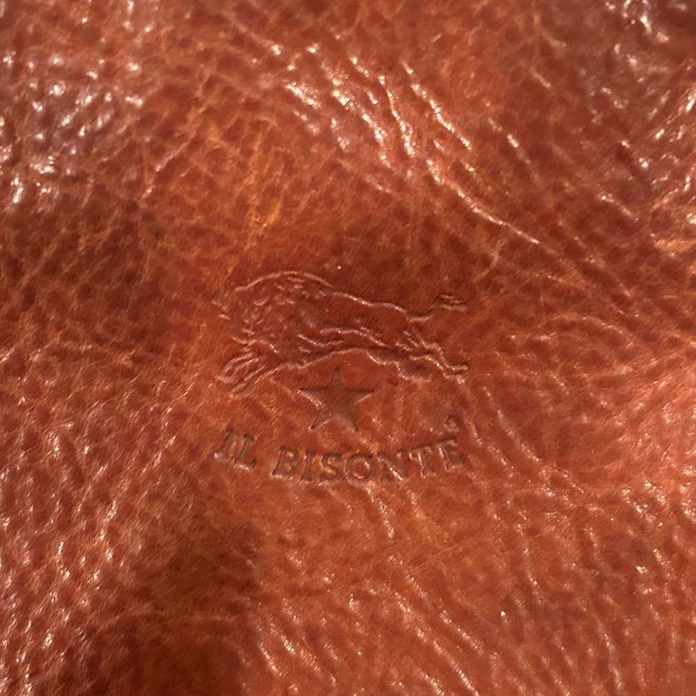 Vintage Il Bisonte pebble leather crossbody bag - Picture 2 of 10
